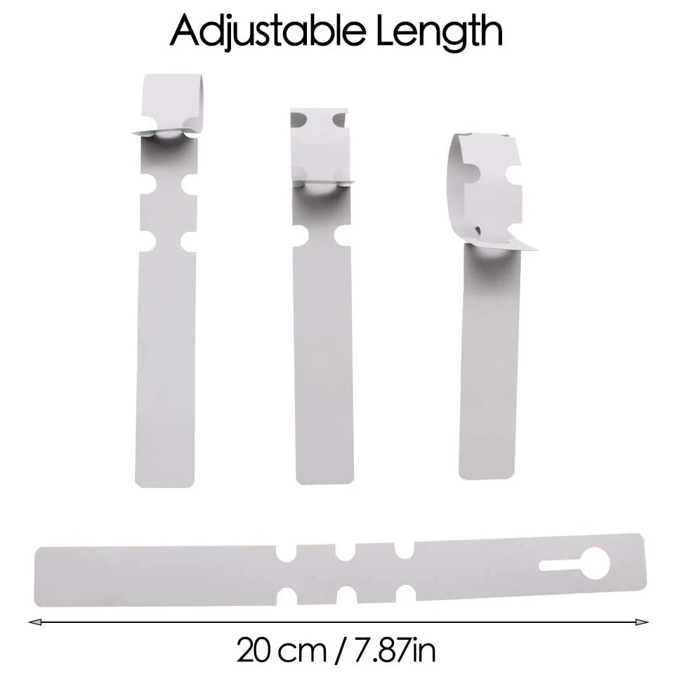 A93E-400 Pcs Plastic Plant Labels Wrap Around Tree Tags, Adjustable Nursery Garden Labels Plant Tags With Large Writing Surface,