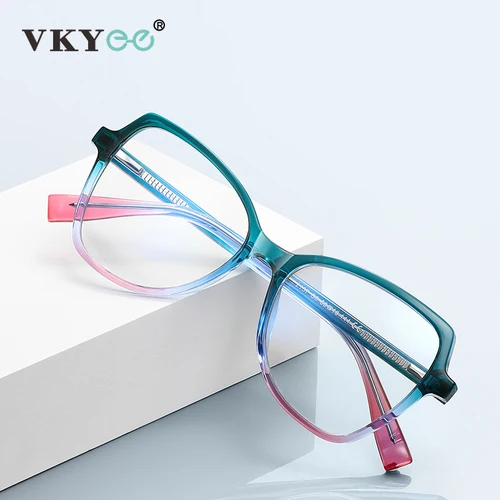 VICKY moda mariposa gradiente diseño de marco grande gafas de mujer Anti-luz azul gafas de lectura se pueden personalizar 2137
