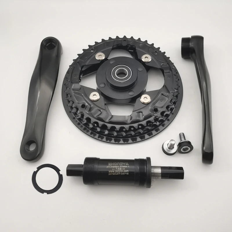 Mountain Bike Middle Drive Motor Accessory BB mtb bicycle 3-speed chain wheel crank set for DIY Ebike Conversion Kit