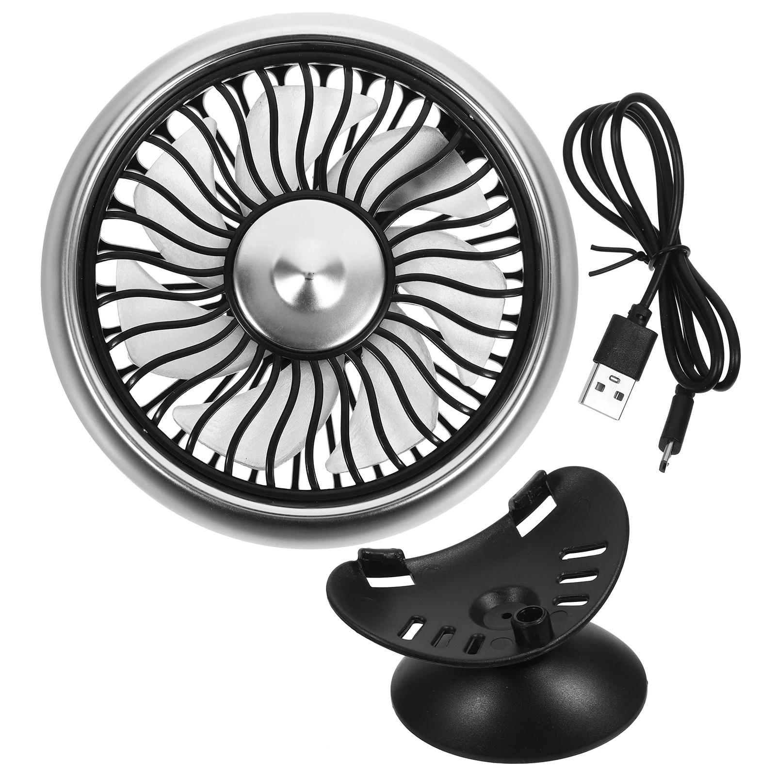 

Cooling Portable Usb Vehicle Interior Dashboard Automotive Vent Rv Truck Strong Wind Lightweight Easy Install Summer Car