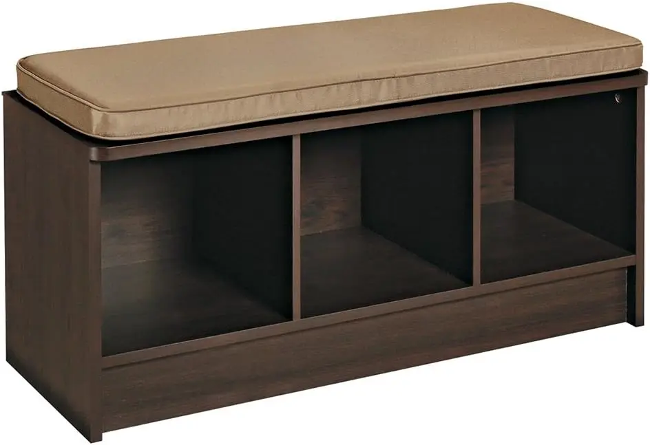 

ClosetMaid 1570 cubeверстак для хранения 3 кубиков, 14,01 дюйма D x 35,27 дюйма W x 18,5 дюйма H, эспрессо