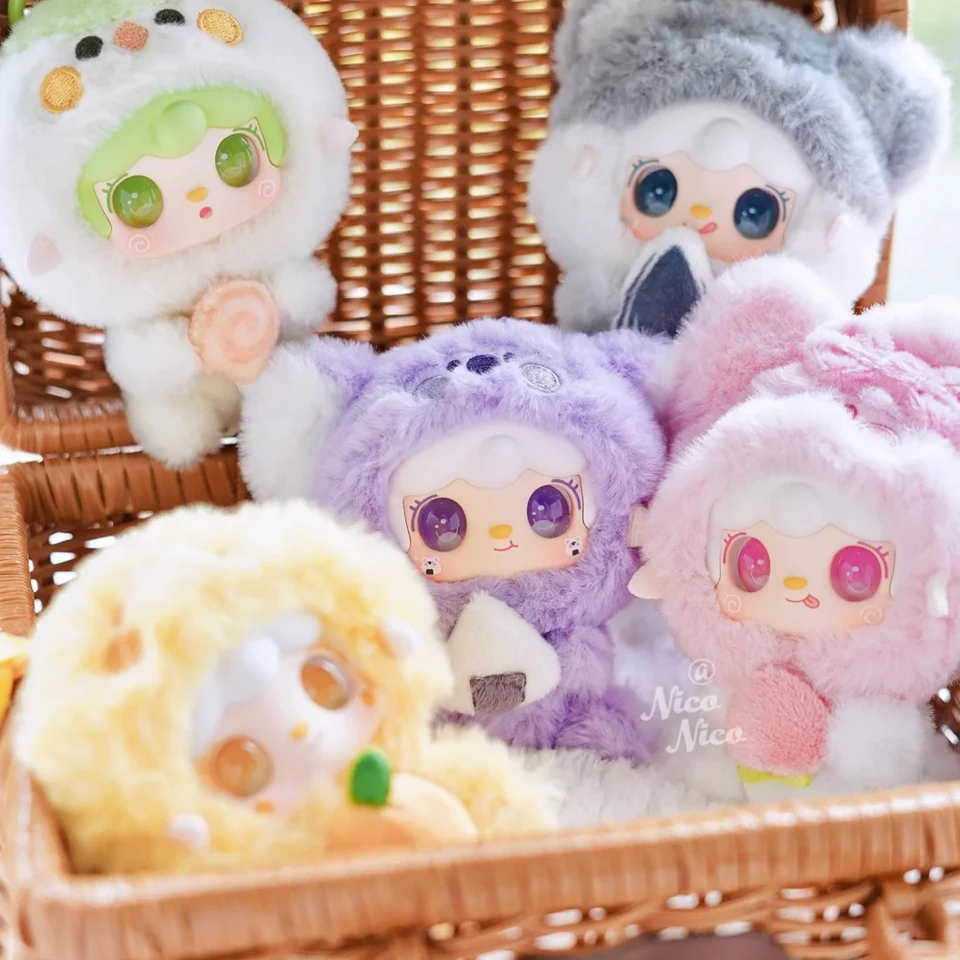 Hot Genuine Yooki Bite A Bear Blind Box Yooki V4 V10 Enamel Plush Cute Doll Bag Keychain Pendant Birthday Friend Gift Plush Doll