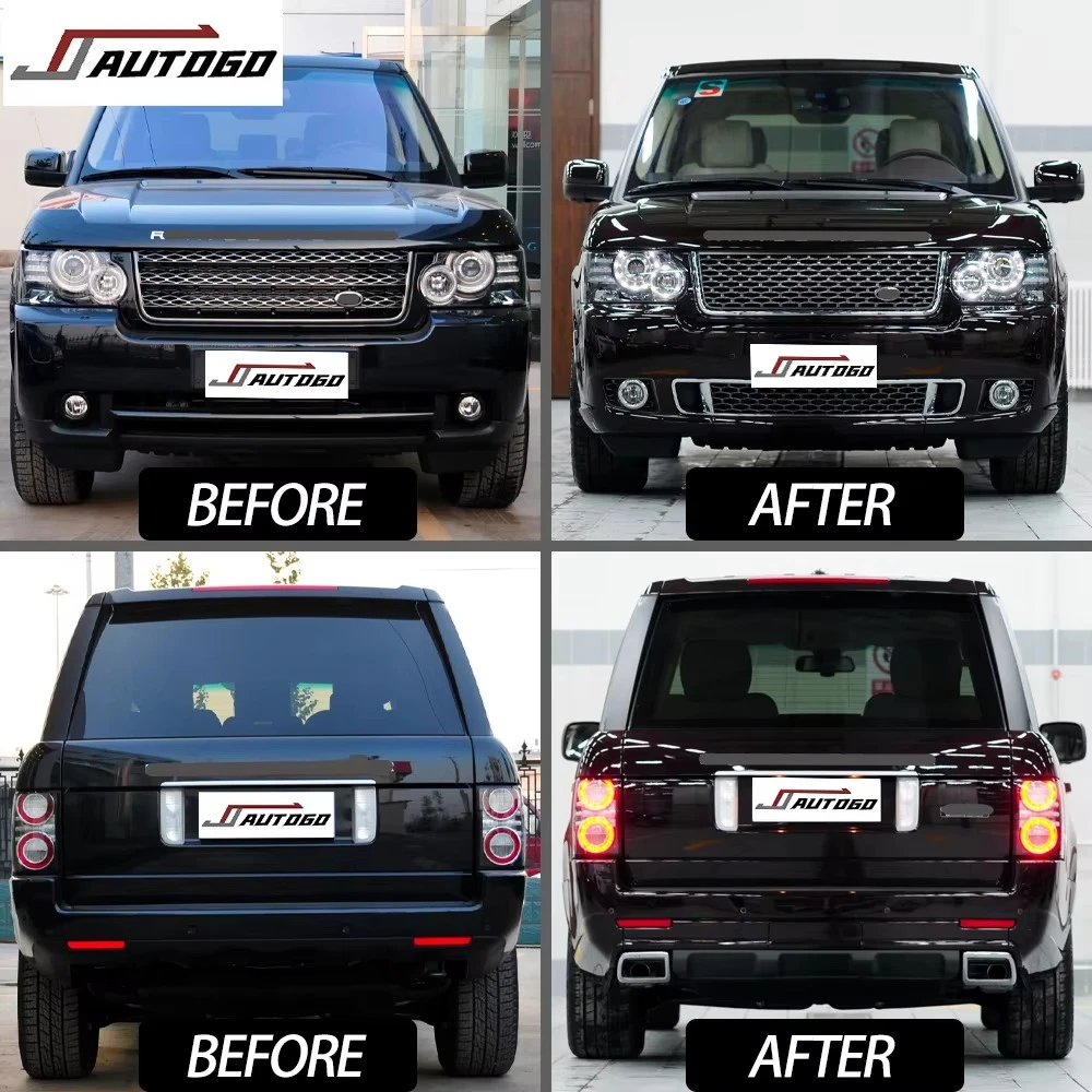 Auto Facelift Body Kit for  Range Rover 3 Vogue L322 2005 2006 2007 2008 2009 2010 2011 2012 Update to Autobiography view 2