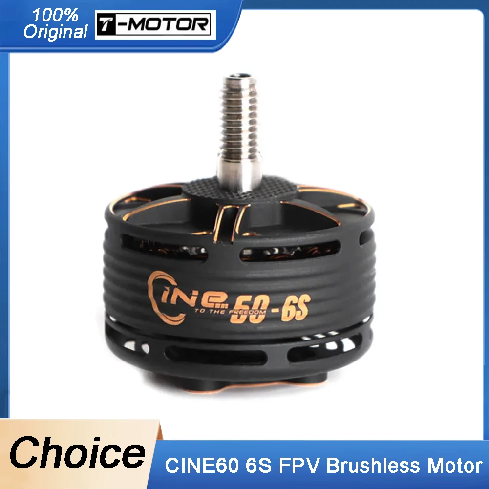

T-motor CINE60 6S FPV Бесщеточный двигатель для FPV Freestyle CINE Фильм и телевидение Аэрофотосъемка