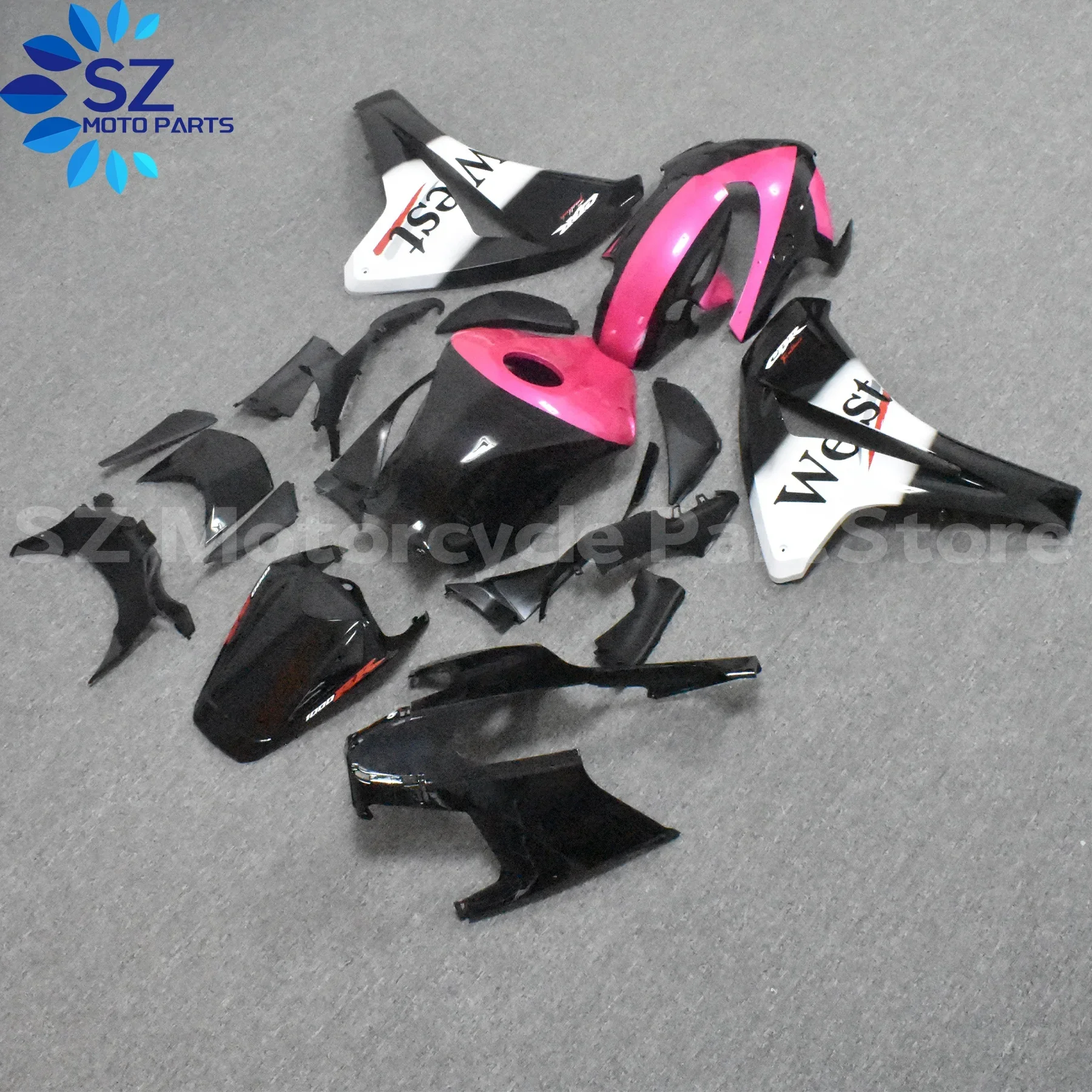 4Gifts 신형 ABS 전체 페어링 키트 혼다 CBR1000RR 2008 2009 2010 2011 08 09 10 11 바디워크 세트 레드 쿨