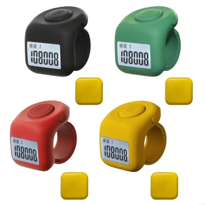 

97QD High Accuracy Finger Tally Counter Low Energy Consumption Designs Lightweight Digital Counter Tool for Professional Use