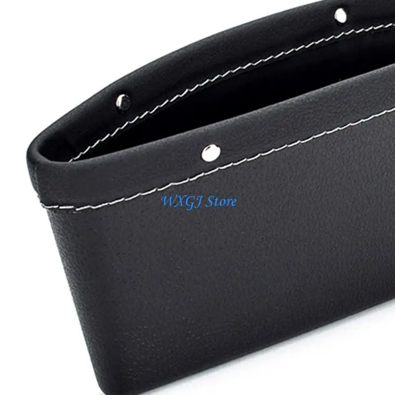 37JE Open-Top Car Side Storage Box with Textured Trim, Wipe-Clean Outer Layer, and Daily Carry Catchall Cabin Space