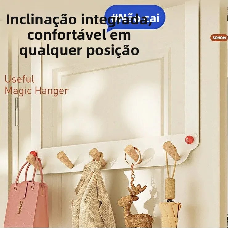 no-drilling-wooden-door-back-hooks-bedroom-door-mounted-clothes-hooks-cream-style-creative-door-hanging-coat-rack