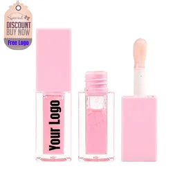 Private Label Transparent Plumping Lip Oil Custom Makeup Clear Lipgloss Wholesale