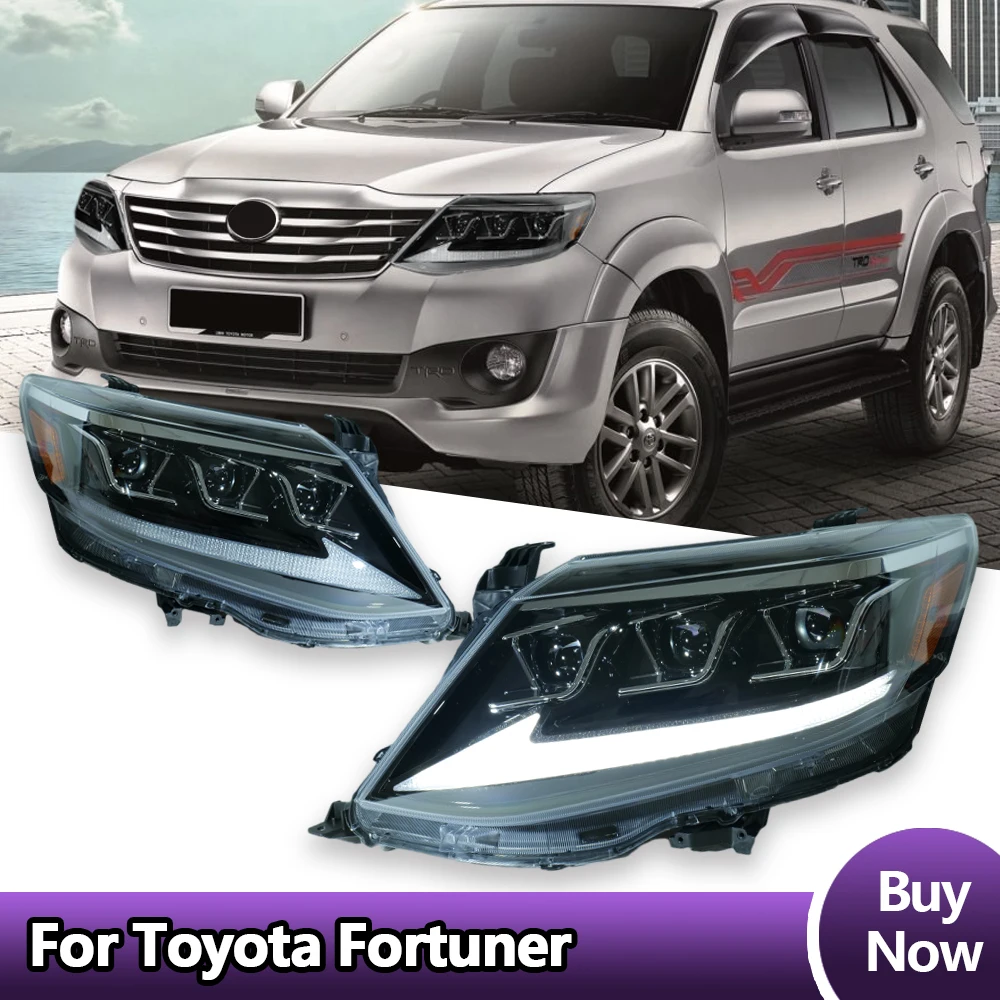 

Car Lights For Toyota Fortuner Headlight 2012-2015 LED Projetor head Lamp Daytime Running Light Automotive Accessories