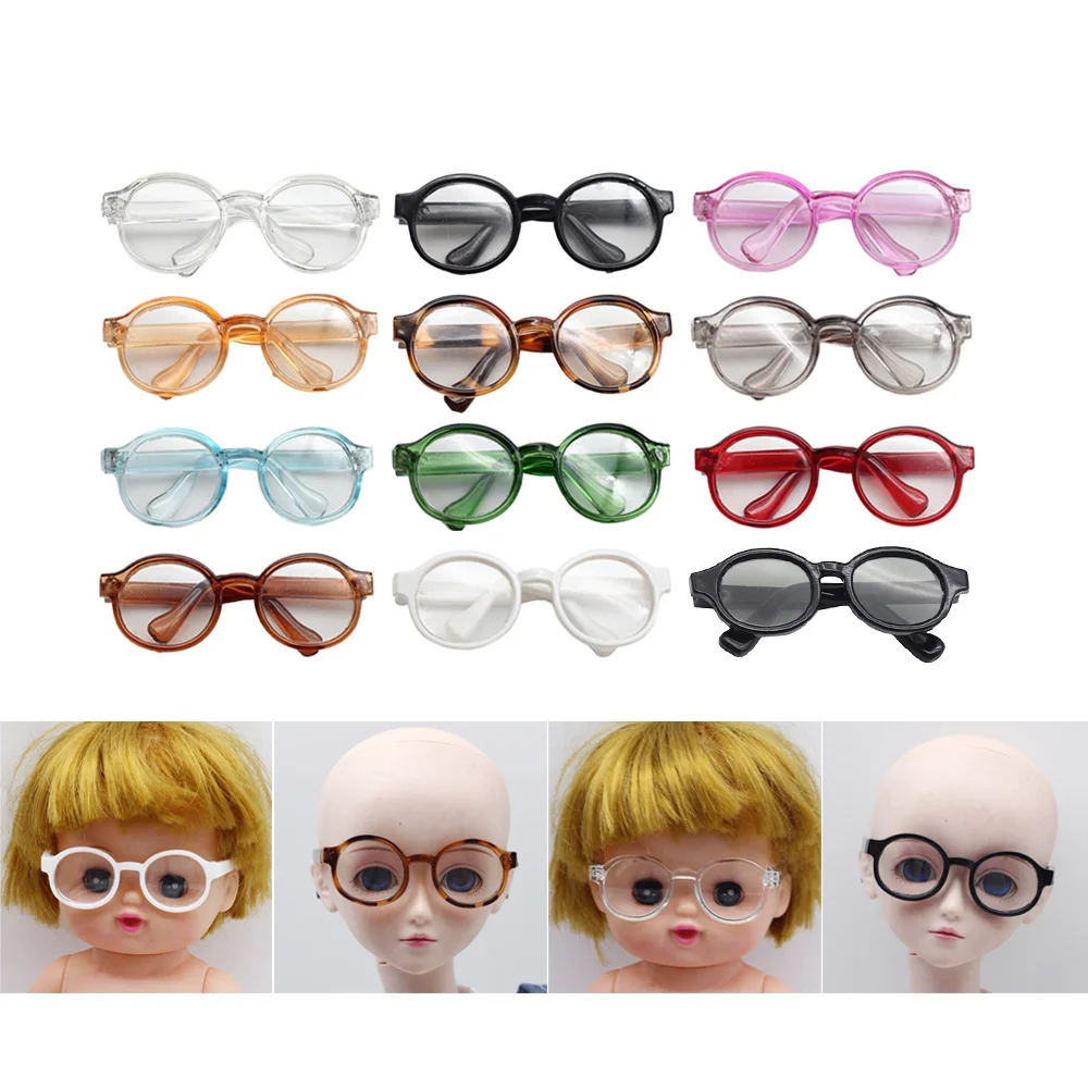 

Transparent Candy Glasses Colored Sunglasses For Labubu Ropa Cartoon Glasses For 20cm Labubu Stylish Accessories