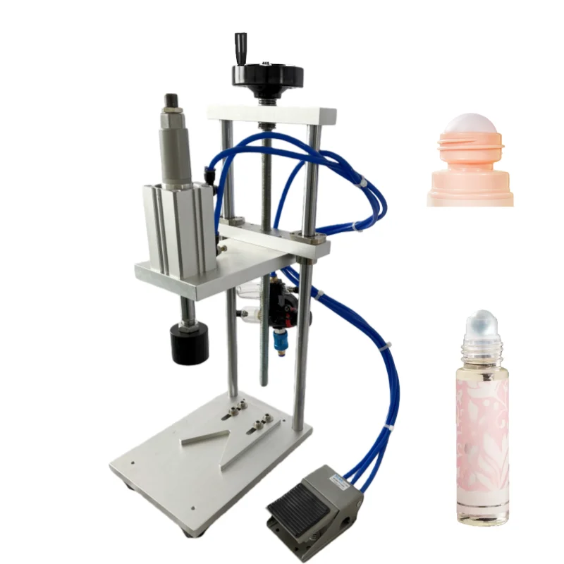 Perfume Small Glass Bottle Lid Pressing Machine Cap Sealing Machine Plastic Bottle Semi Automatic Perfume Sample Capping Machine
