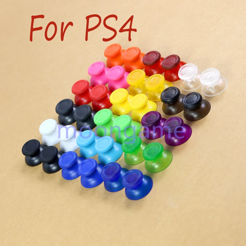

400pcs Replacement For PS4 Controller 3D Analog Joystick Thumb Stick Grip Cap Thumbsticks Cover Mushroom Cap Part