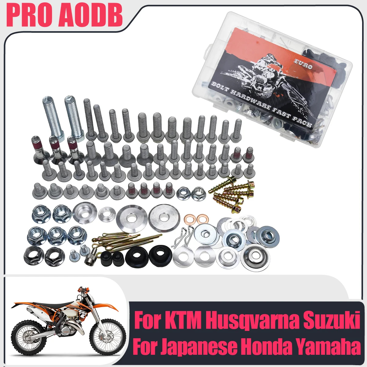 

2003-2025 For KTM SX SX-F EXC EXC-F Hardware Bolt Full Plastics Fastener Kit 125 150 200 250 300 350 400 450 500 530 Dirt Bike