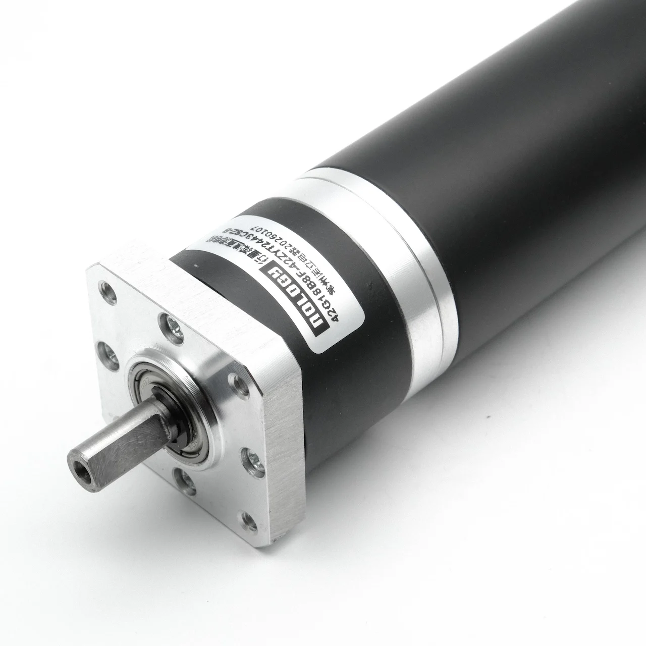 42ZYT 24V 44W Planetary Reduction DC Motor 500ppr Encoder Square Mounting Plate 8mm Shaft DIY AGV