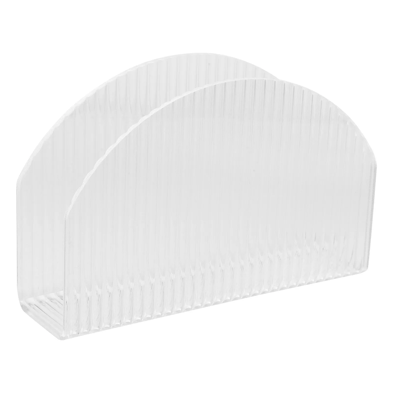 Exquisite Acrylic Napkin Holder Transparent Freestanding Design Stylish and Functional for Various Dining Settings Tabletop