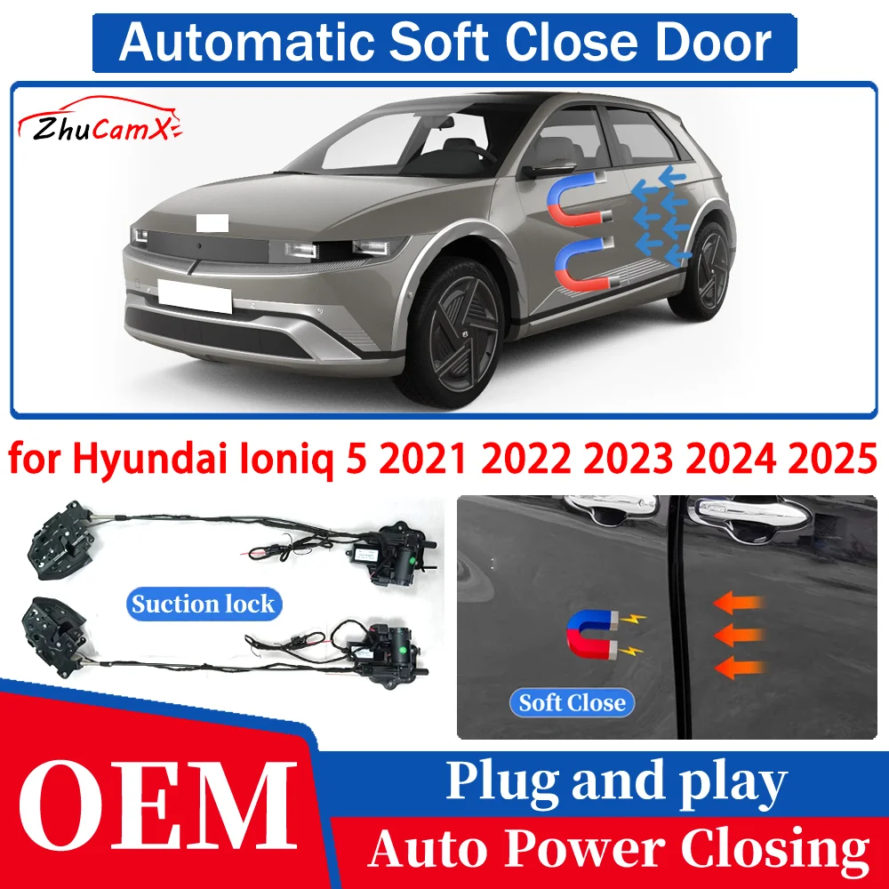 

for Hyundai Ioniq 5 2021 2022 2023 2024 2025 Car OEM Automatic Soft Close Door Electric Suction Kit Auto Power Closing System