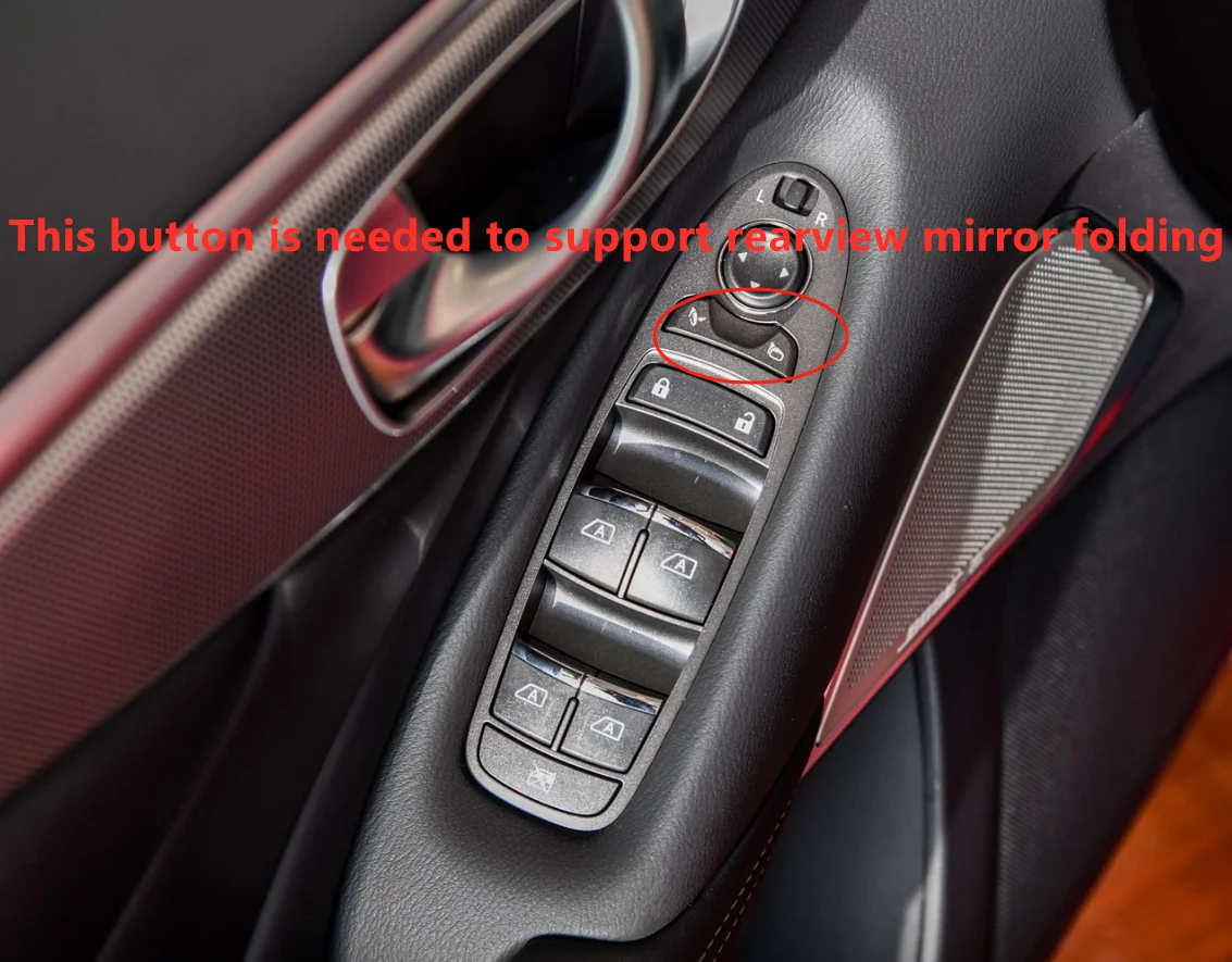 Suitable for Infiniti Q50L Q50 locking car automatic window closing rearview mirror folding window lifting modification