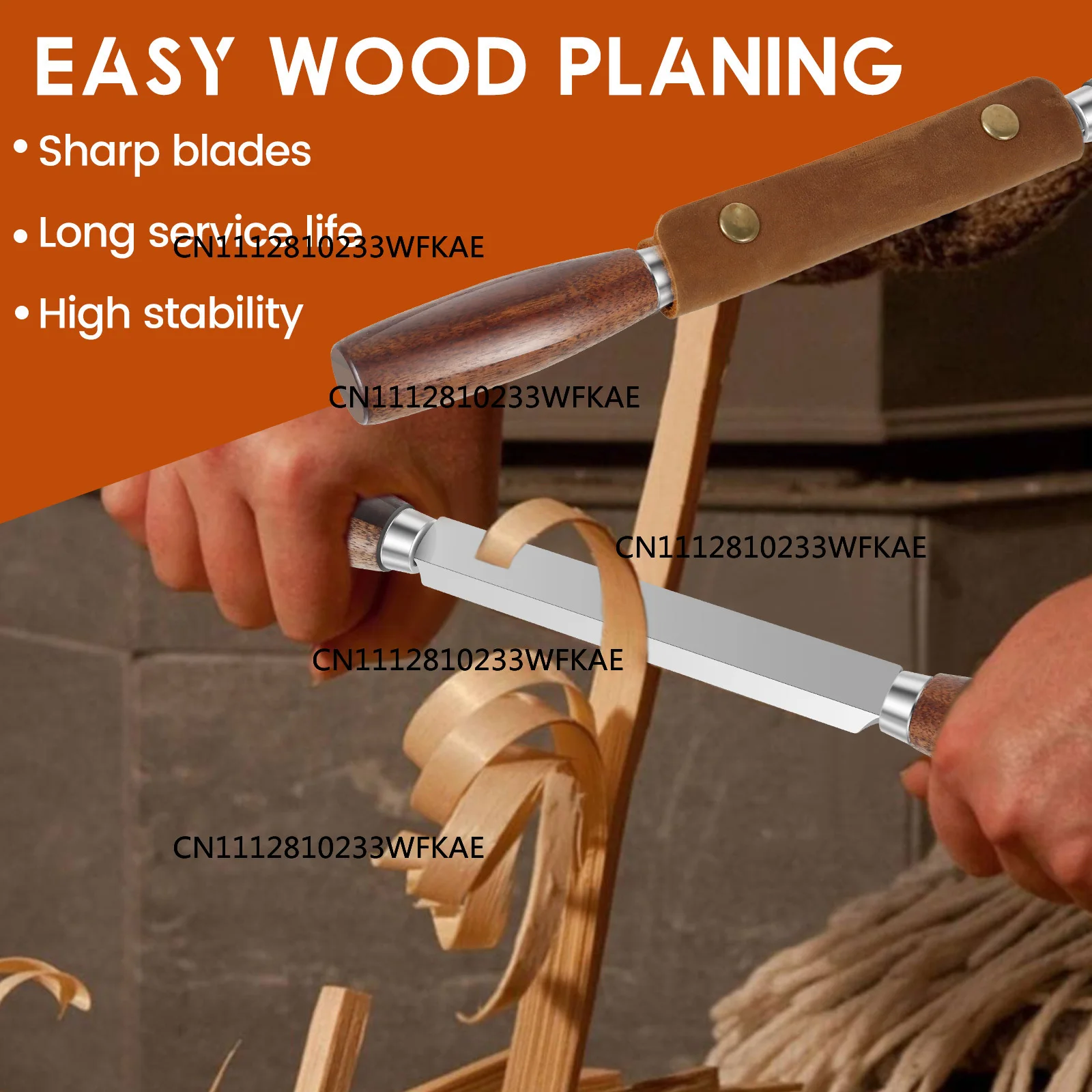 Sk5 Draw Knife Efficient Cutting Wood Carving Tool Precision Cutting Wood Whittling Tool with Leather Cover for Woodworking