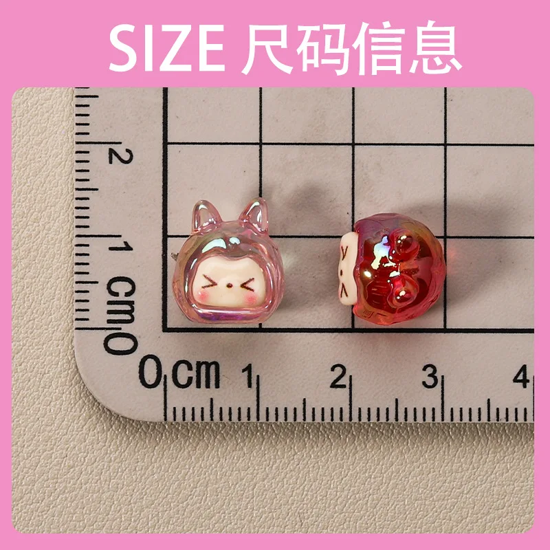 Two Sets/20pcs New Mini Size Resin Fruit Charms DIY Materials Table Home Decorations Accessories Small Trendy Toy Z2184