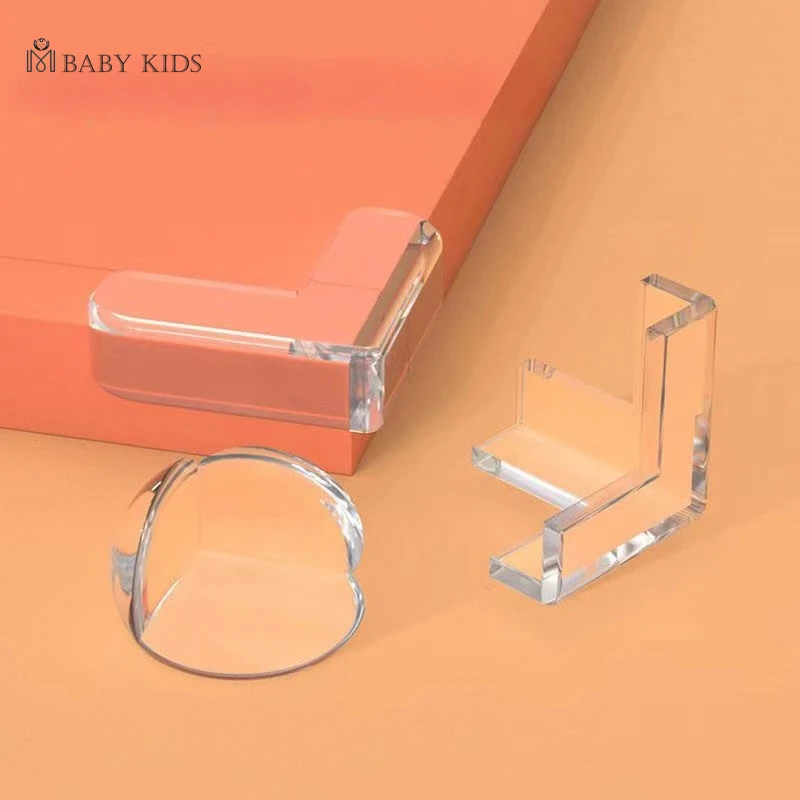 Silicone Baby Child Safety Table Guards Corner Anti-collision Clear Rubber Furniture Corner Edge Table Cushion Guard Protector