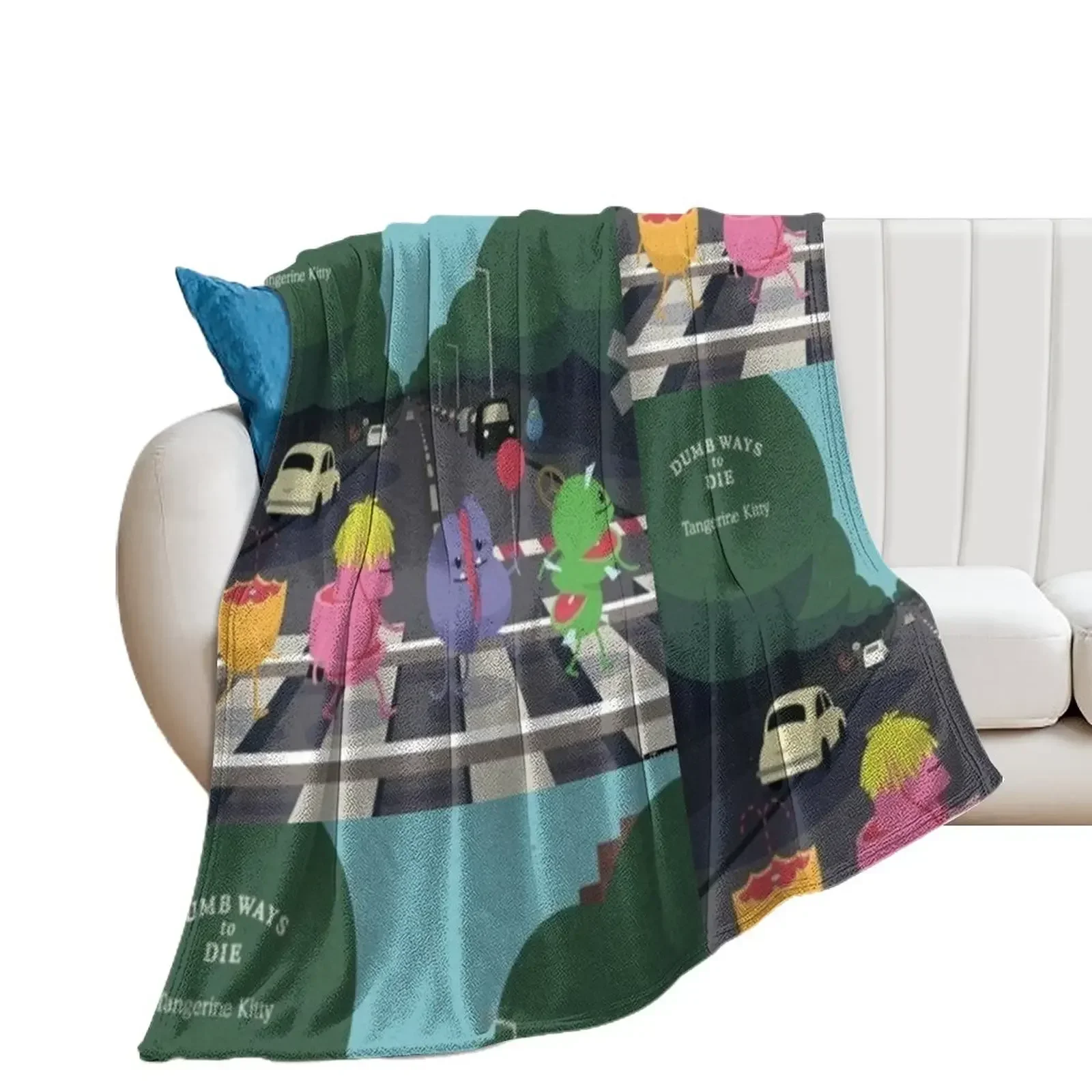 

Dumb Ways To Die Throw Blanket Heavy Personalized Gift Soft Big Decorative Beds Blankets