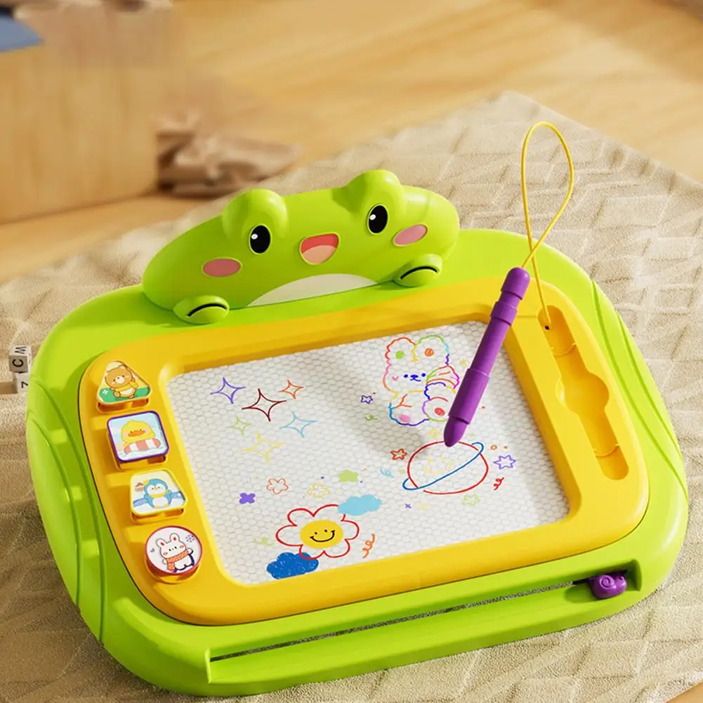 Children Cartoon Drawing Board Baby Puzzle Magnetic Writing Board Toy Graffiti Magnetic Drawing Board Montessori Toy for Kids