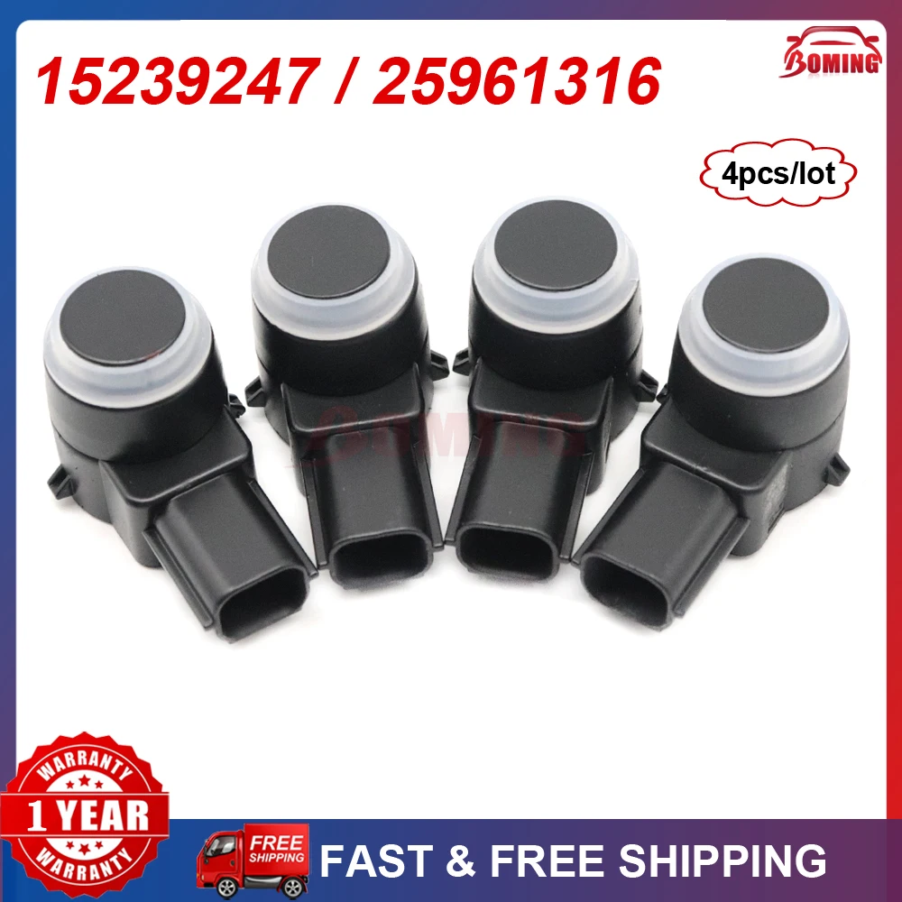 

4PCS 15239247 Car PDC Parking Sensor For GMC Yukon XL1500 2500 For Cadillac DTS Escalade For Buick Enclave Lucerne 25961320