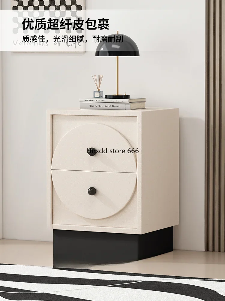 Children's wind all solid wood bedside table simple modern mini small super narrow 30cm bedside table