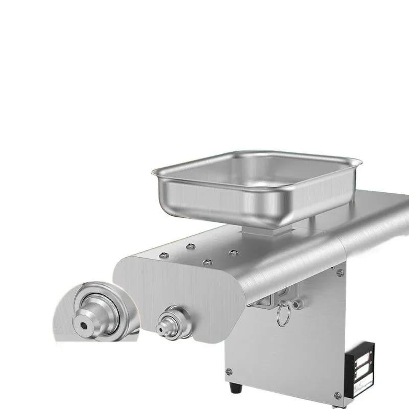 

Oil press household small automatic multi-functional stainless steel smart home peanut hot and cold commercial frying machine