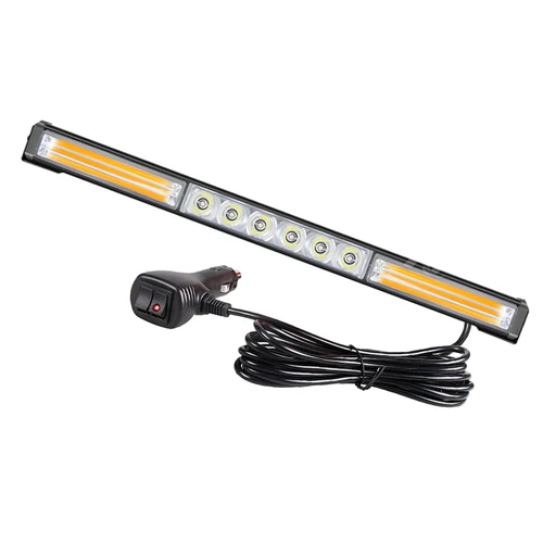 Imagen 2 del producto Luz LED COB de señal de policía, consejo de tráfico, luces estroboscópicas de advertencia de emergencia para coche, barra roja, blanca y azul, lámpara intermitente para vehículo, baliza