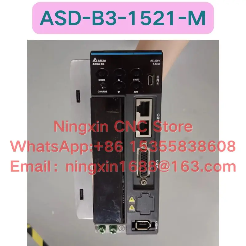 Used ASD-B3-1521-M Servo Drive Functional test OK ASD B3 1521 M
