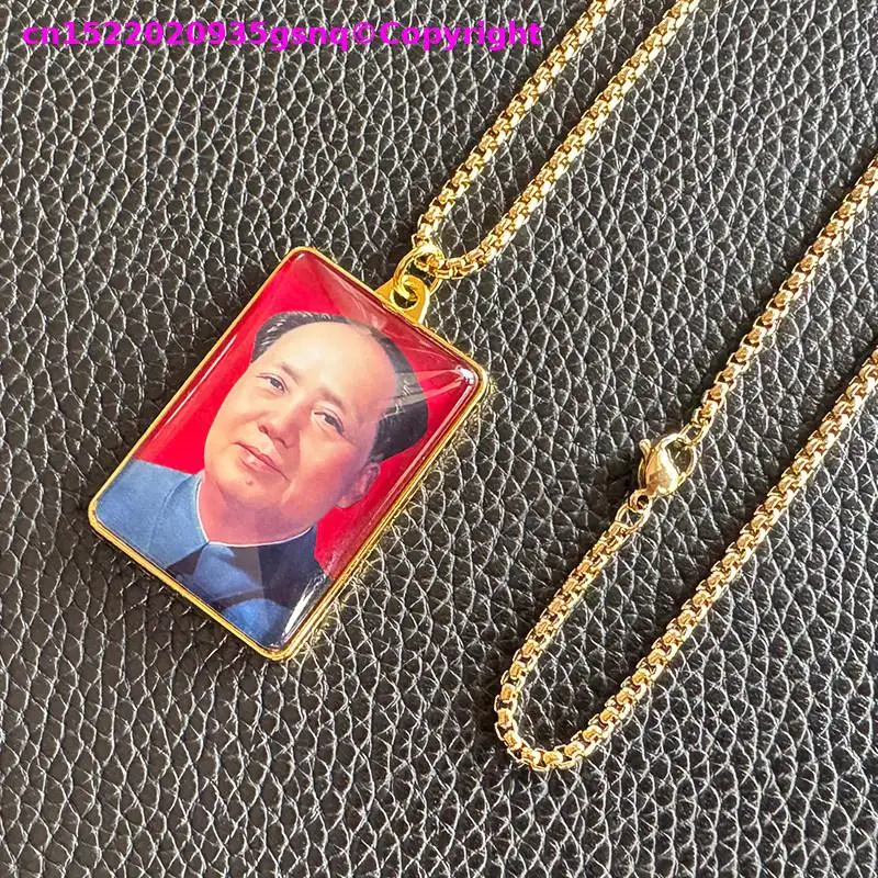 Special Offer Retro pop popular Pendant World War II figures CHINA great figures MAO ZE DONG lucky Amulet