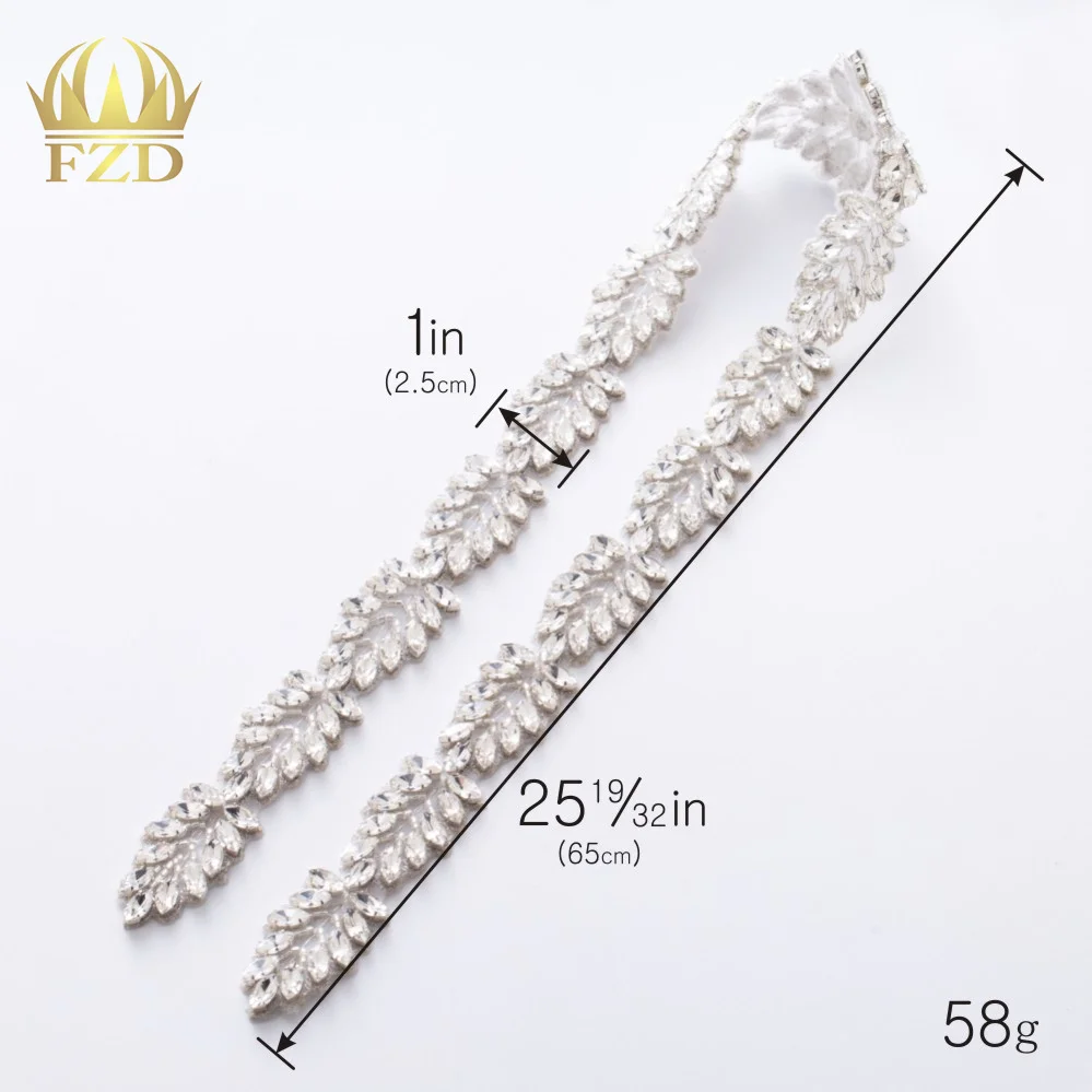 1pcs Rhinestone Bridal Belt Diamond Wedding Dress Belt Crystal Wedding Sash for Wedding Dress Accessories Patches for Clothing