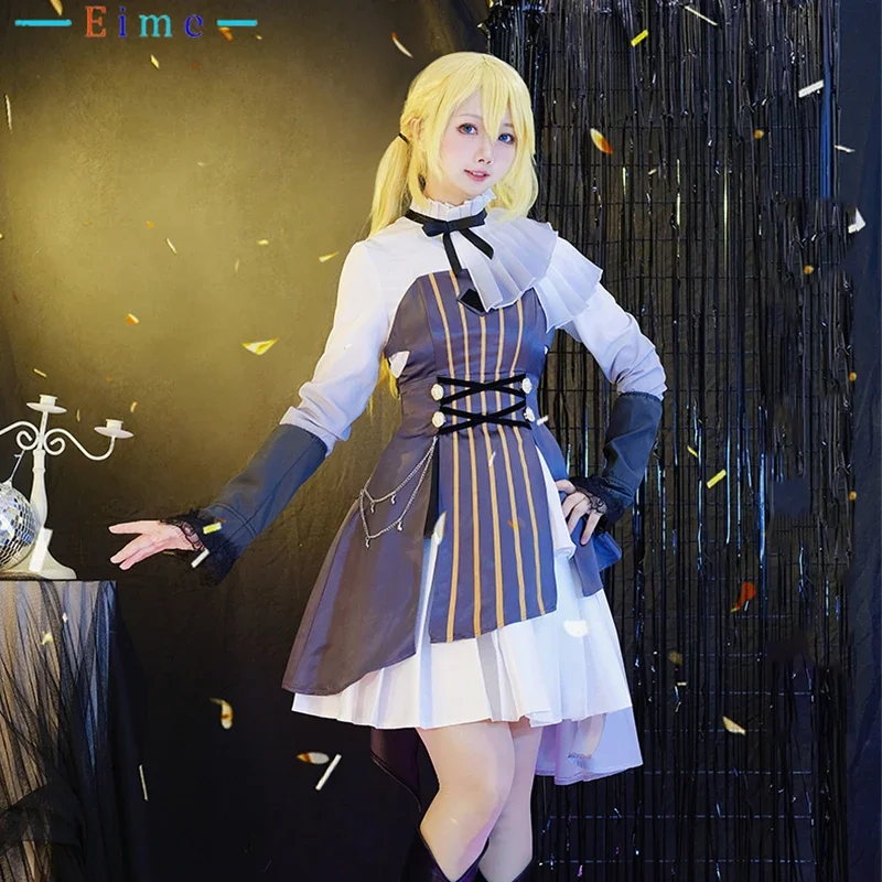 

Game PJSK Rin Cosplay Costume Cute Party Dress Halloween Carnival Uniforms Anime Clothing Custom Made