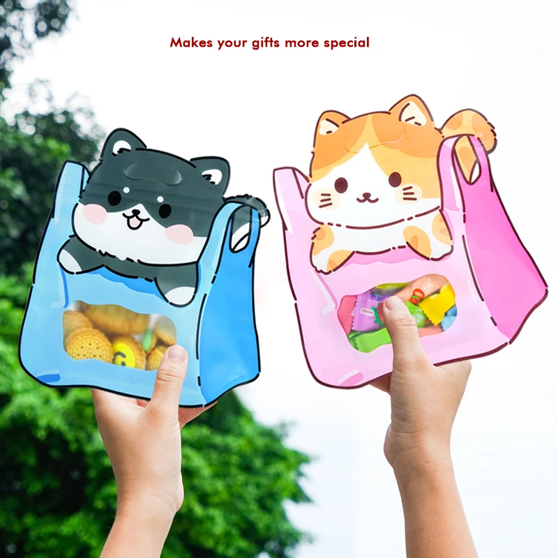 20Pcs 50Pcs Kunststoff Tragbare Cartoon Schulranzen Süßigkeiten Snack Abdichtung Taschen kinder Geburtstag Hochzeit Party Kreative Geschenk Tasche – Detail 13