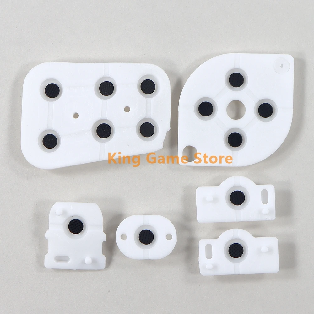 1 Juego de repuesto para controlador N64, Joy Pad, botón conductor, almohadilla de silicona para piezas de reparación de goma N 64 N64