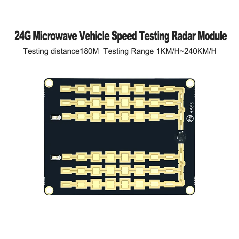 HLK-LD2415H 24G Millimetre Wave Vehicle Speed Feedback Radar Module 1KM Long Range Speed Sensor Serial Communication LD2415H