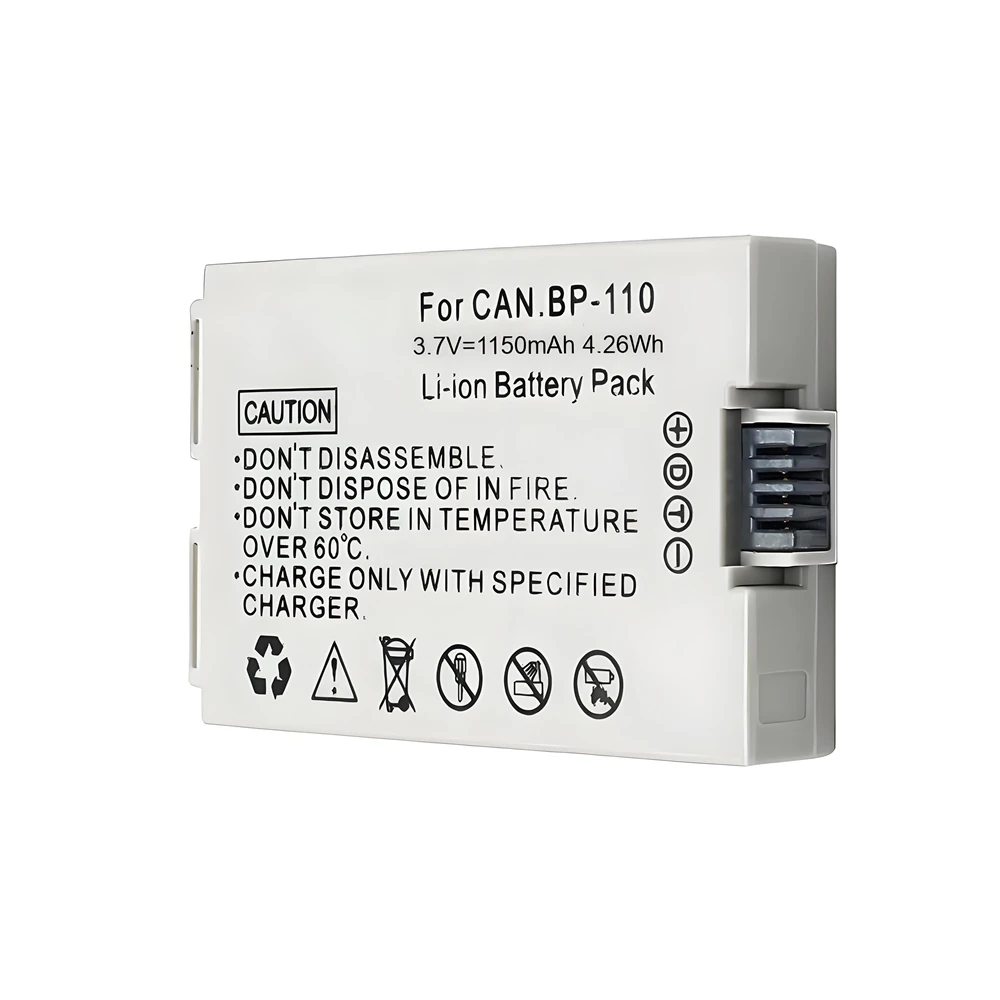BP-110 Per Canon Vixia Hf R26 R28 R206 R27 R205 R206 R21 R20 R200 Fotocamera BP-110 Batteria
