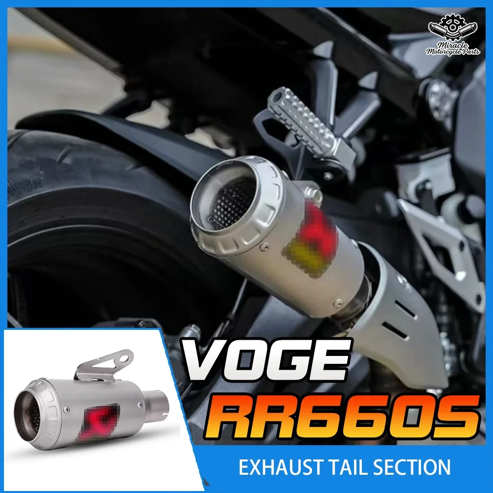 

Modified exhaust tail section, RR660S-specific exhaust, non-destructive installation directly for VOGE RR660S