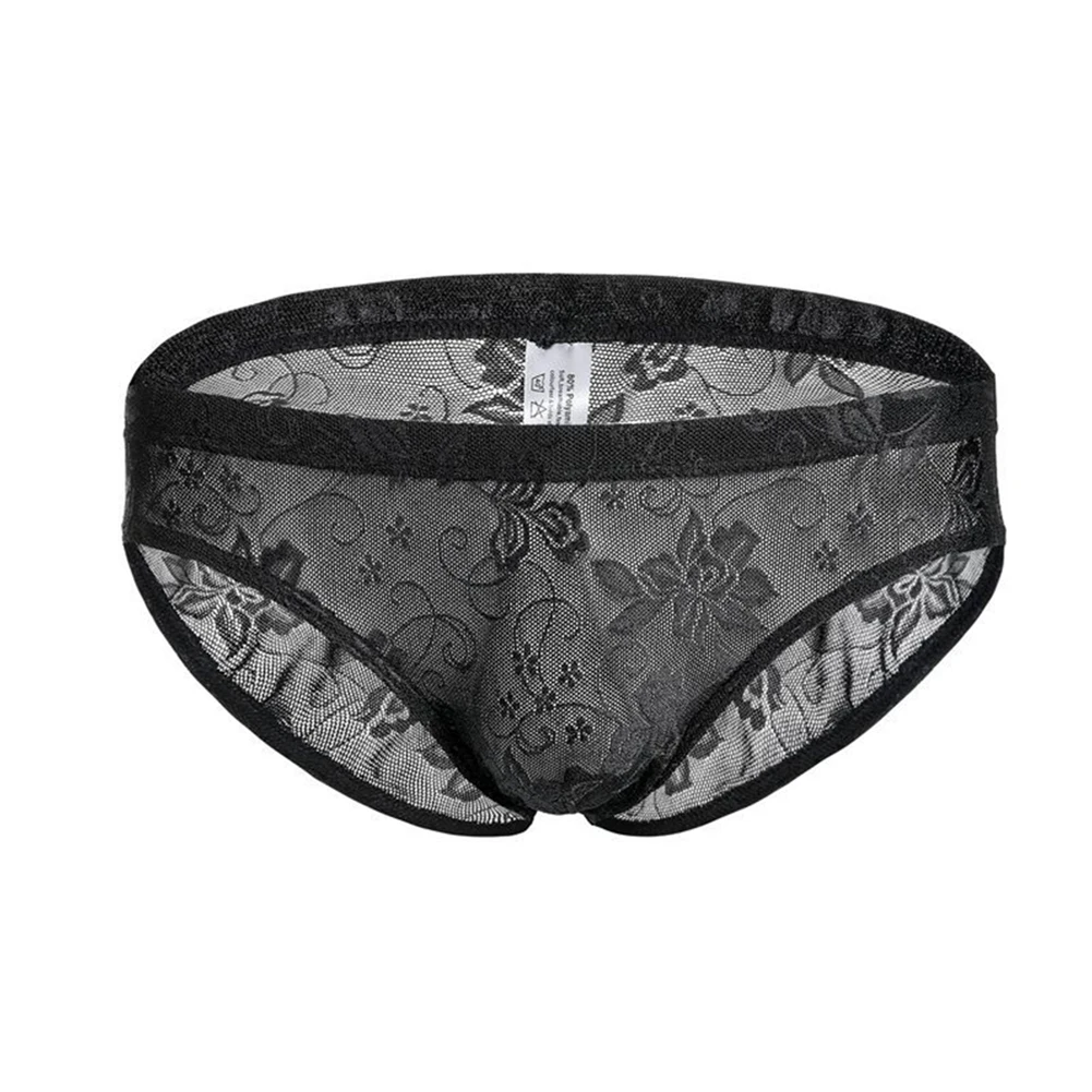 

Breathable See Through Lingerie Breathable Lingerie Lace See Through All Season Use Applicable For Men Bulge Pouch Design