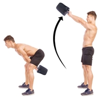 L71APortable Adjustable Kettlebell Power Sandbag Fitness Weightlifting Dumbbell with Handle Gym Yoga Workout Sand Bag,10Kg