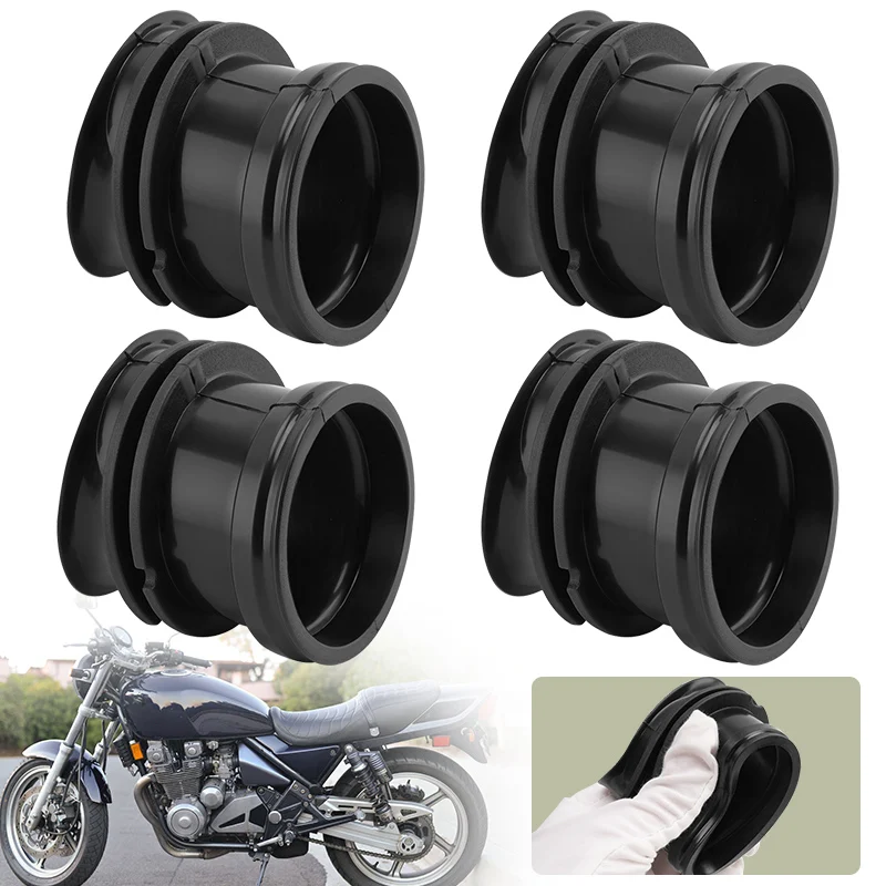 4 PCS Motorcycle Joint Air Cleaner Rubber For Kawasaki ZL 400 ZR 400 ZX 400 ZX 500 ZL 600 ZX 600 ZR 550 ZR 750 Zephyr Eliminator