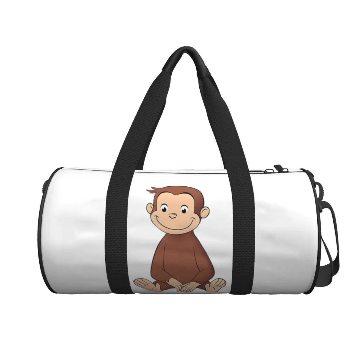 

Curious George Large Duffle Gym Bag Multi-Functional Duffle Travel Bags Handbags Fitness bag