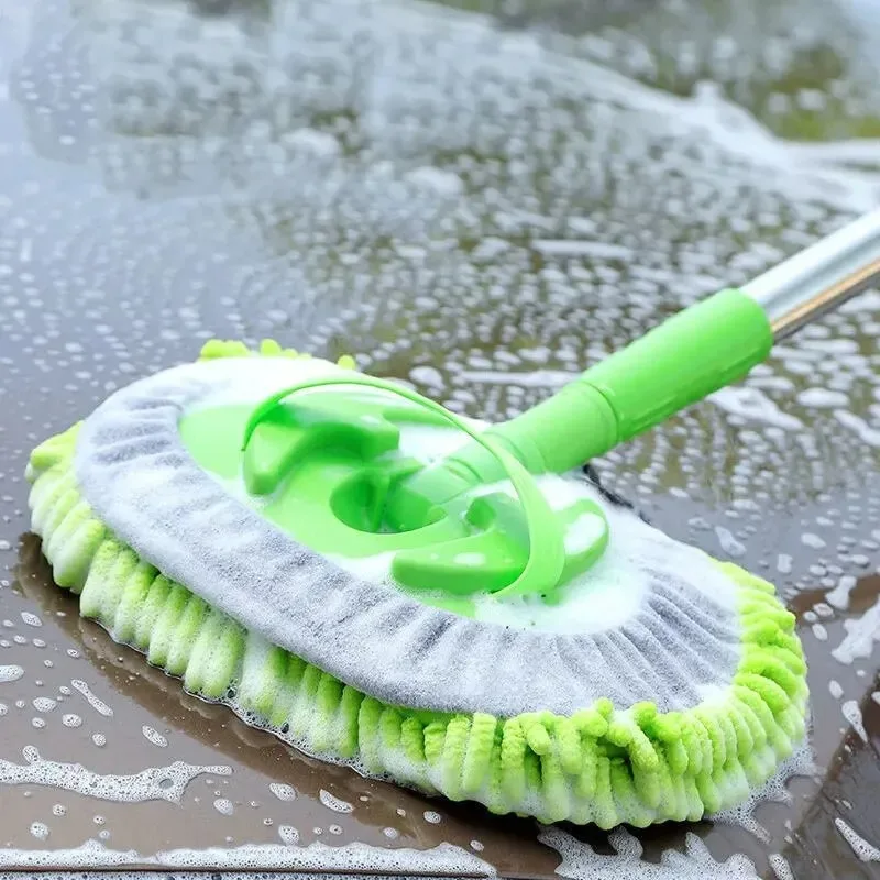 Car Washing Mop Cleaning Brush Retractable Long Handle Cleaning Mop Car Cleaning Tool Without Leaving Any Marks