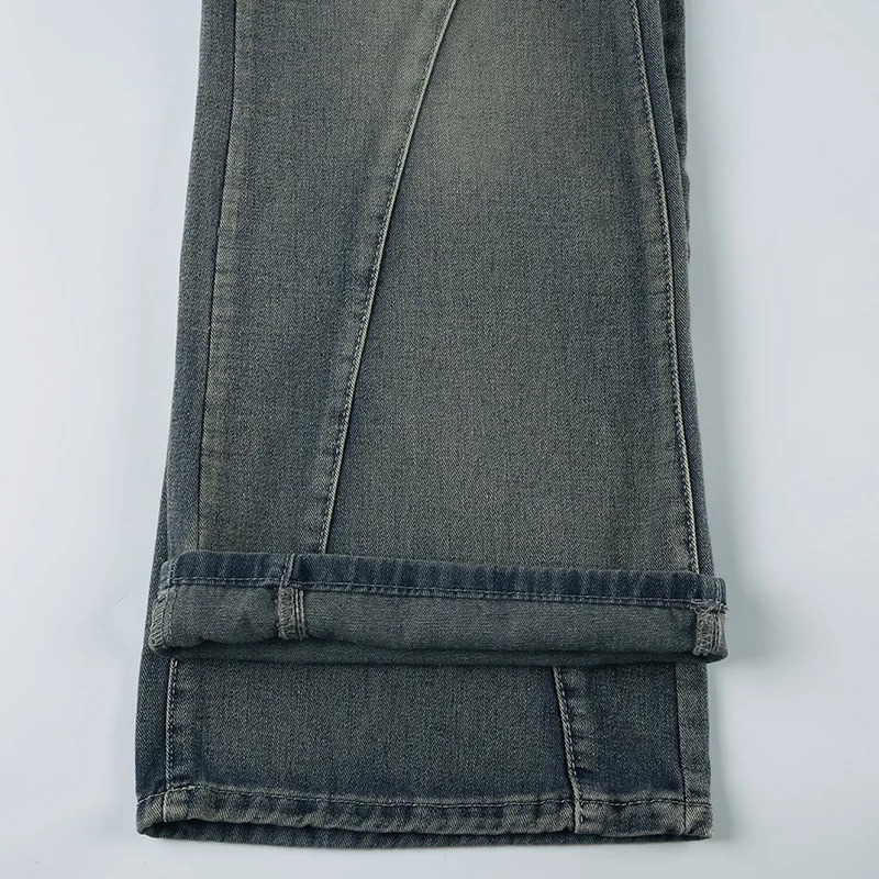 Celana jins longgar pakaian jalanan Vintage celana Denim 2000s potongan rendah longgar wanita celana kargo biru mode estetika Y2k