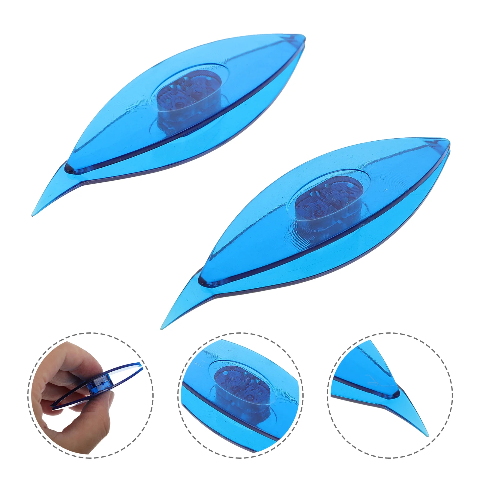 

2 Pcs Durable Tatting Shuttle DIY Weaving Hand Shuttles Accessories Lace Making Home Tools Plastic Craft Easy Use