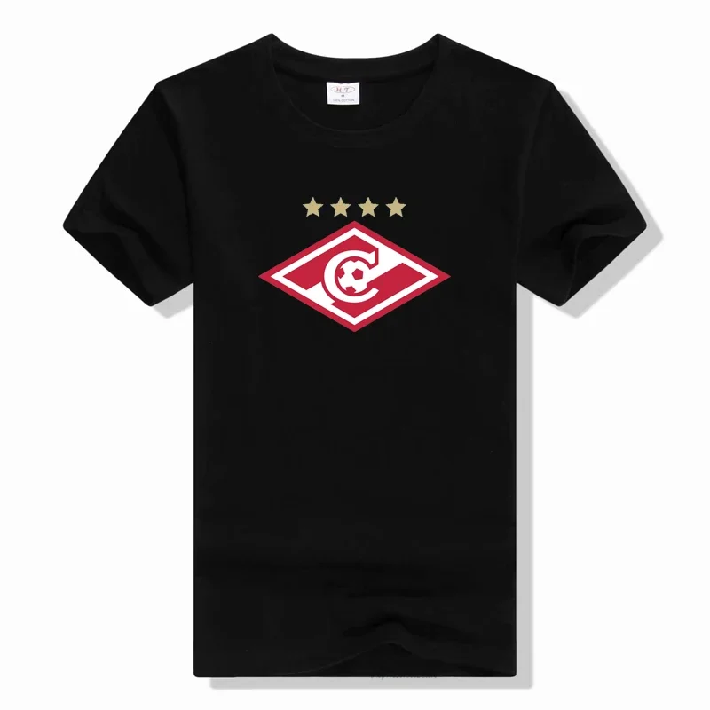 Ultras Football Russia Fashion O-Neck T Shirt Homme Create Спартак Москва t shirt Spartak Moscow