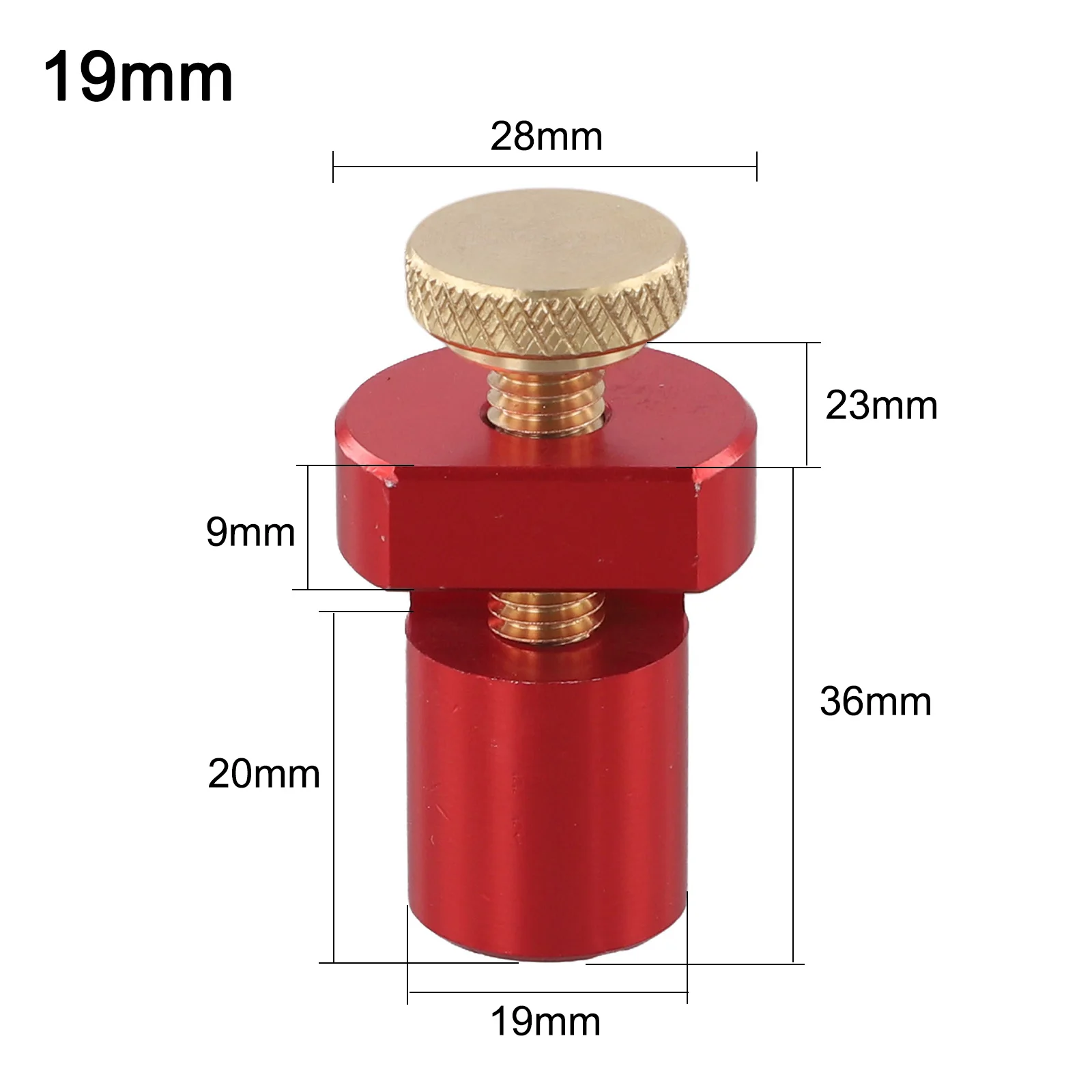 

Aluminum Alloy Clamp For Construction Hook Ladder Carpentry Accessories Framing Square Aluminum Alloy Material Large Thumbscrew