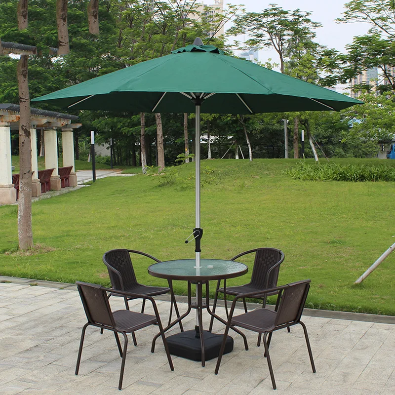 

Outdoor sunshade outdoor outdoor courtyard folding balcony table and chairs stall beach umbrella